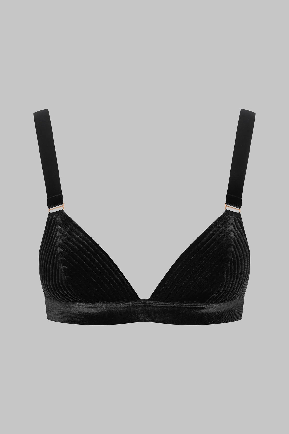 Scandale x Maison Close Rococo Triangle Bra in Black