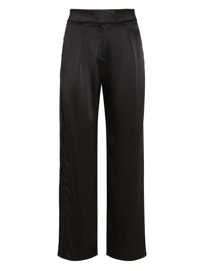 Simone Pérèle Love Me Silk Trousers in Black