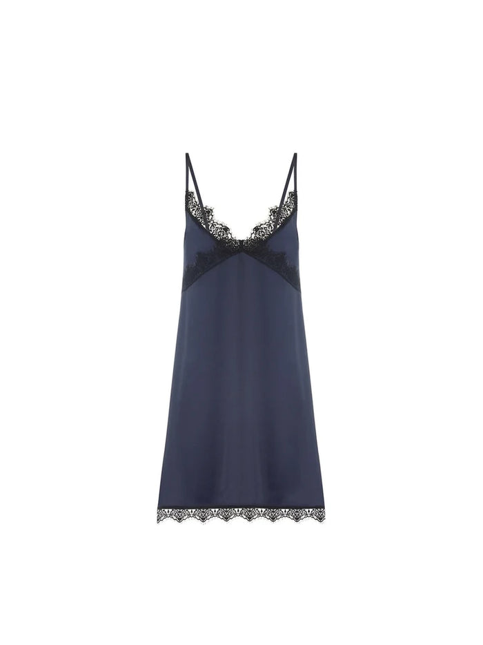 Simone Pérèle Satin Secrets Nightdress in Full Moon