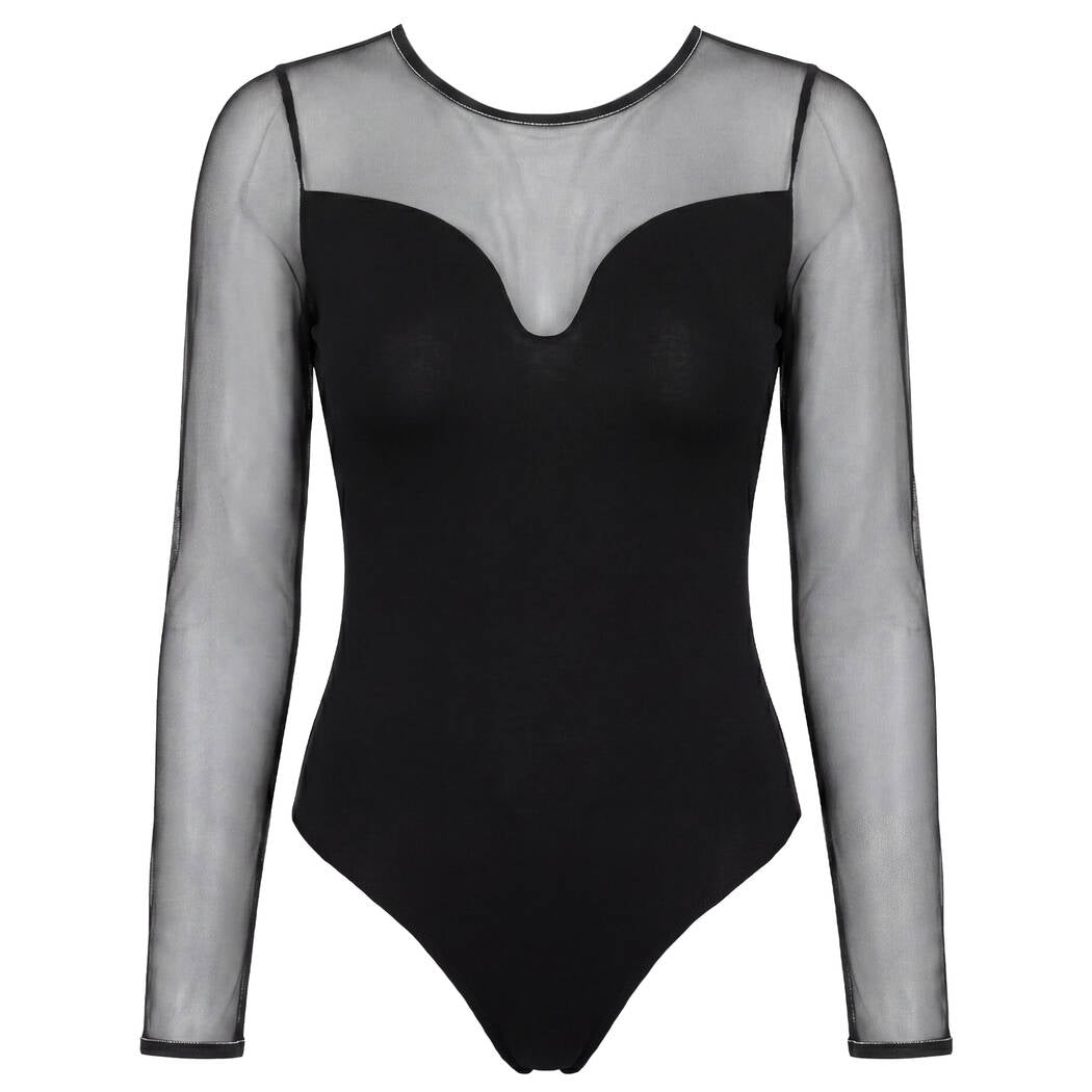 Lise Charmel Cuir Sexy Couture Long Sleeve Bodysuit