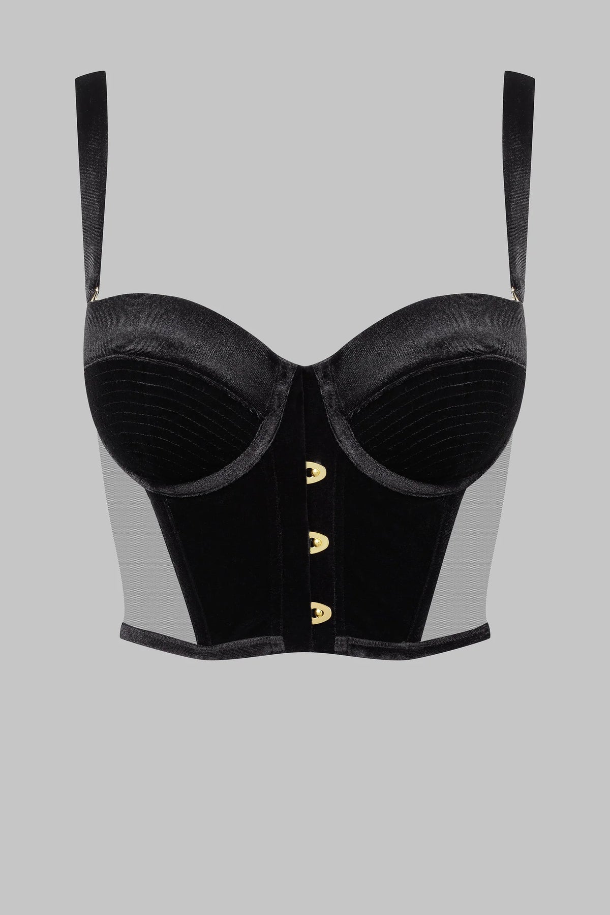 Scandale x Maison Close Rococo Bustier in Black
