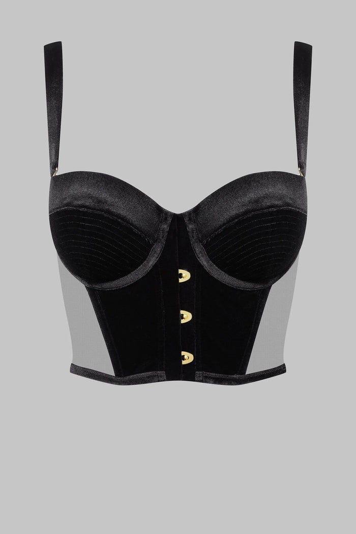 Scandale x Maison Close Rococo Bustier in Black