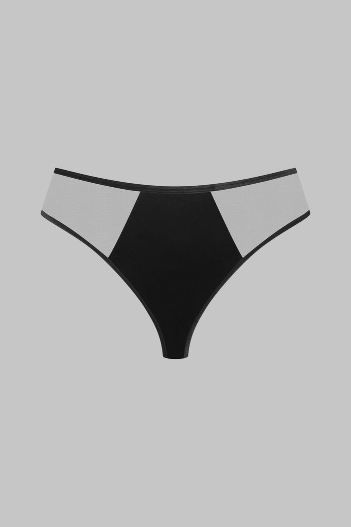 Scandale x Maison Close Rococo Open Panty in Black