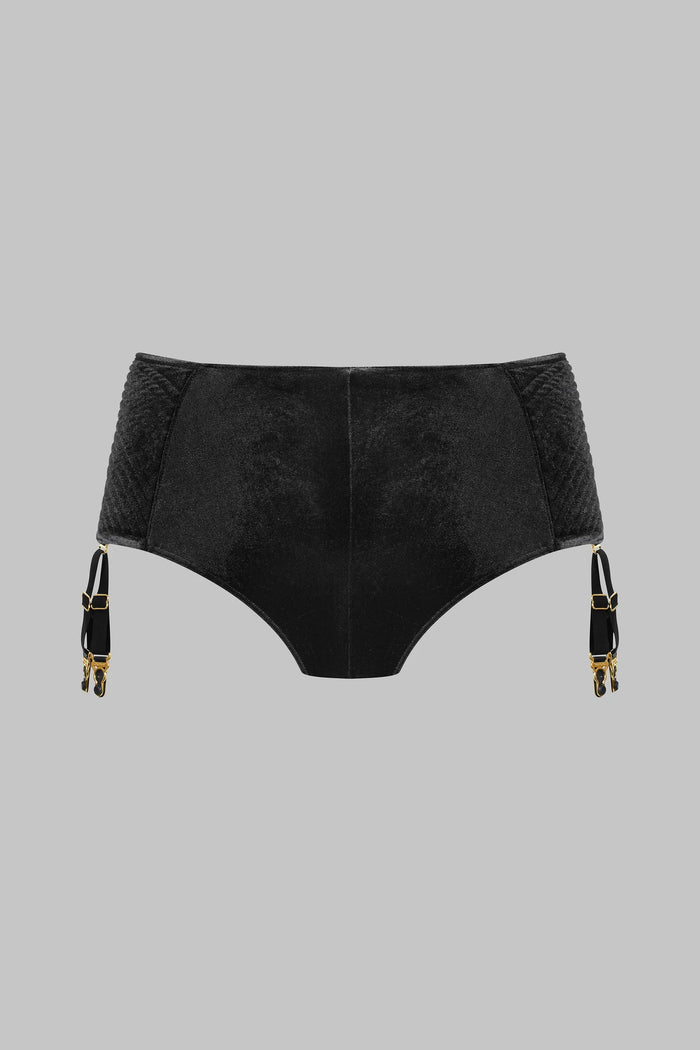 Scandale x Maison Close Rococo High Waist Panty with Removable Suspenders