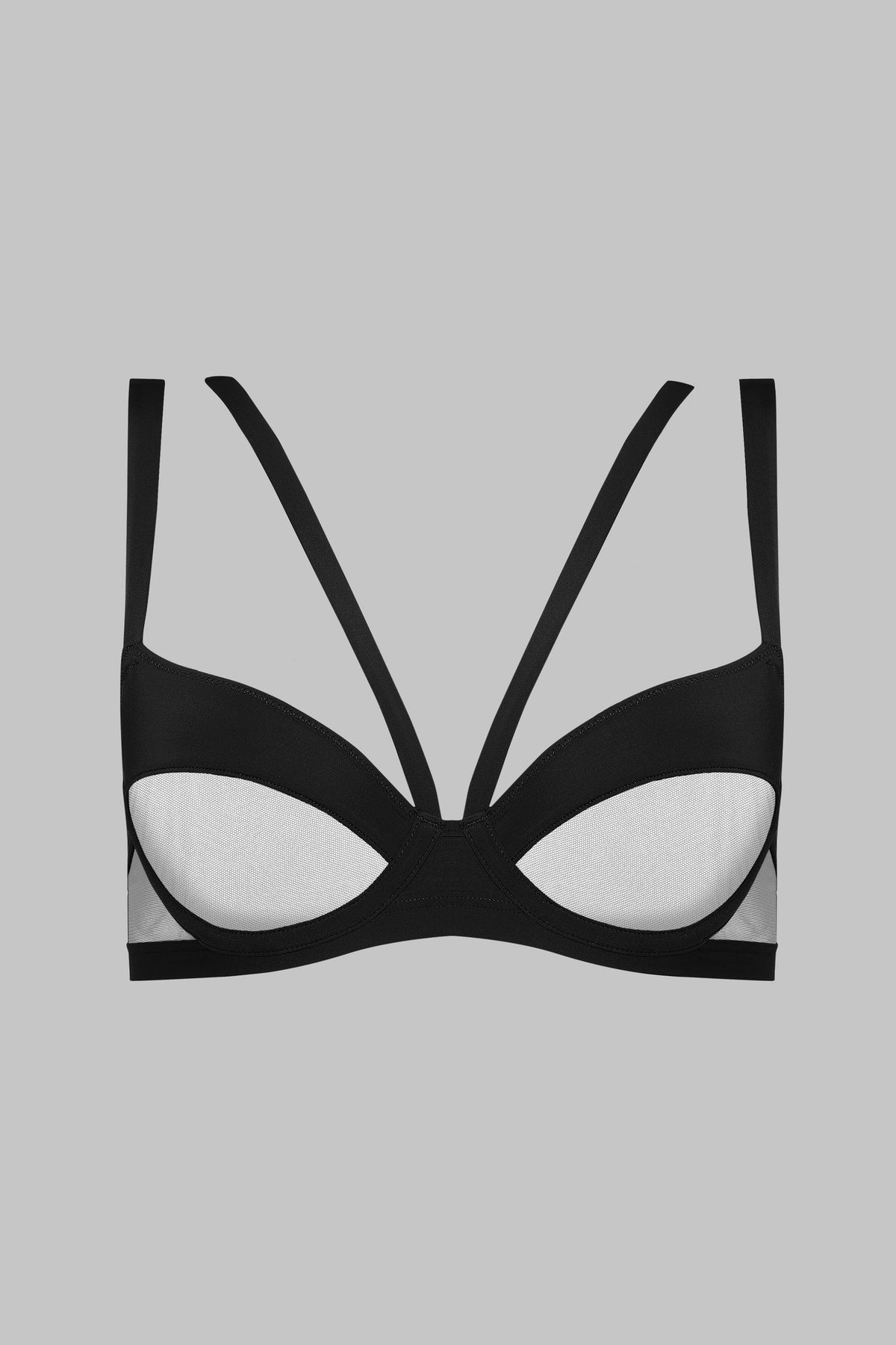 Scandale x Maison Close Pure Tentation Wire Bra Harness in Black